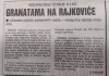 Нови лист текст Симе Кљајића „Гранатама на Рајковиће“ (фото: УНС)